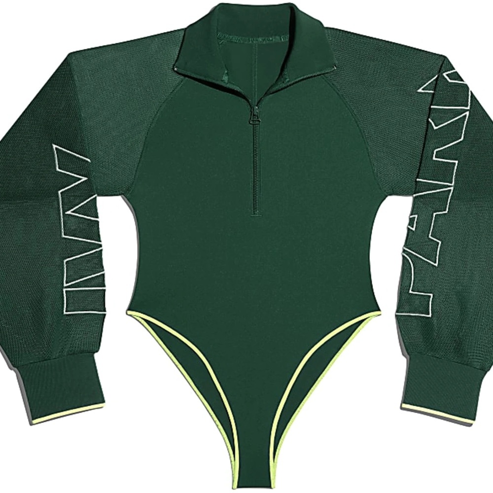 Ivy Park x Adidas Mesh Bodysuit - Green NWWT - L